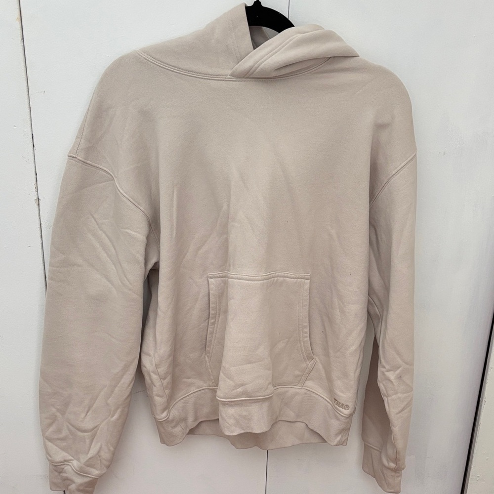 Aritzia perfect hoodie matte pearl